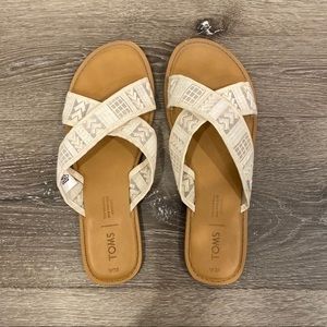 Toms Viv Sandals Slide, Sz 7.5